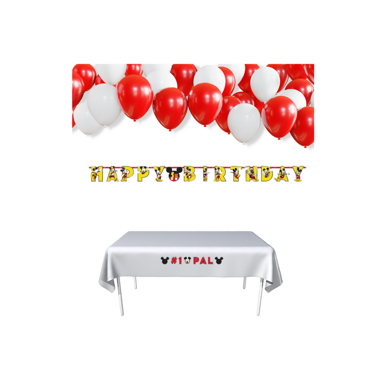 Mickey Mouse Forever Personalized Letter Banner Kit 2pcs