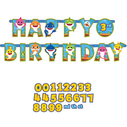 Baby Shark 1st Birthday Party Kit For 16 People