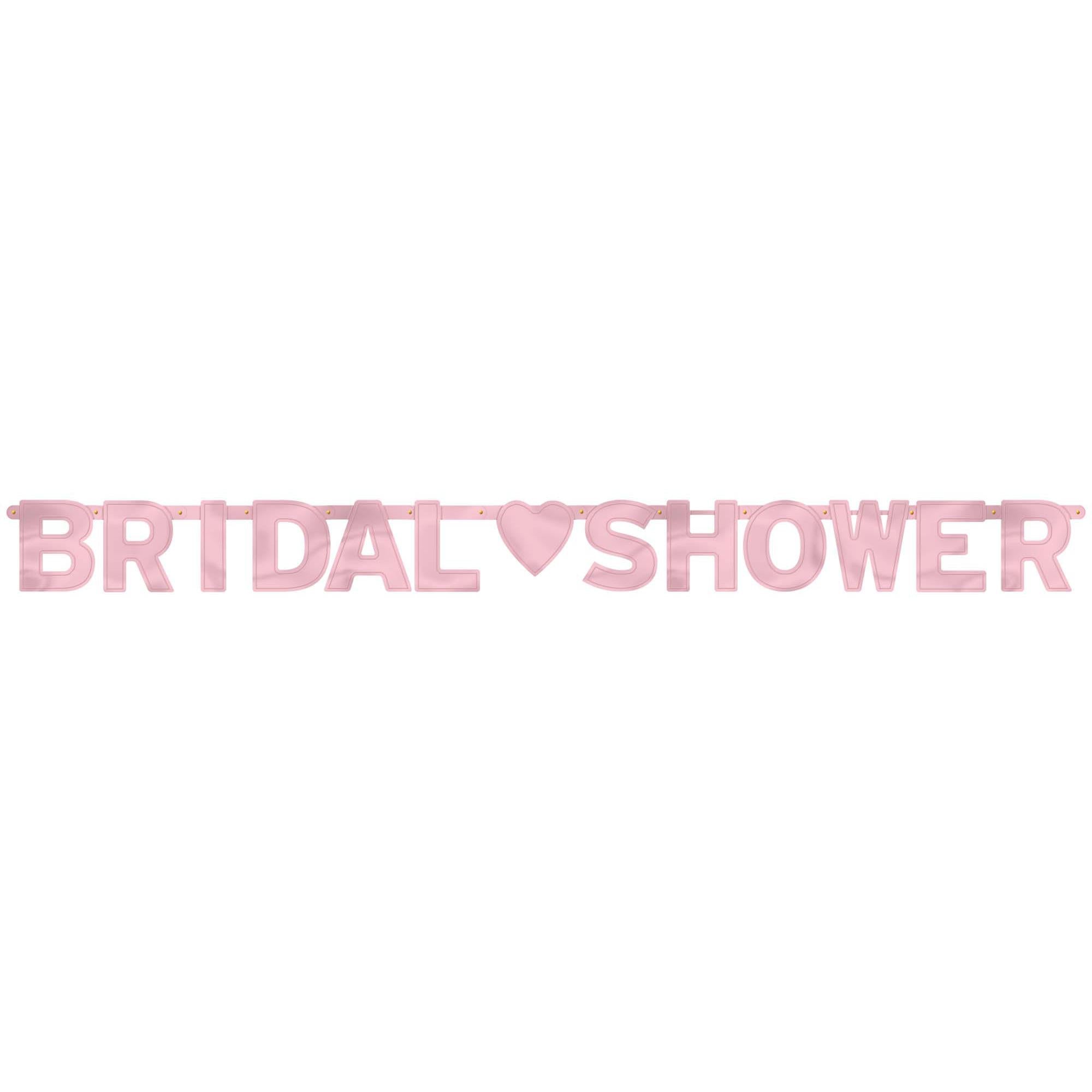 Bridal Shower Letter Banner 6ft x 6.25in Decorations - Party Centre