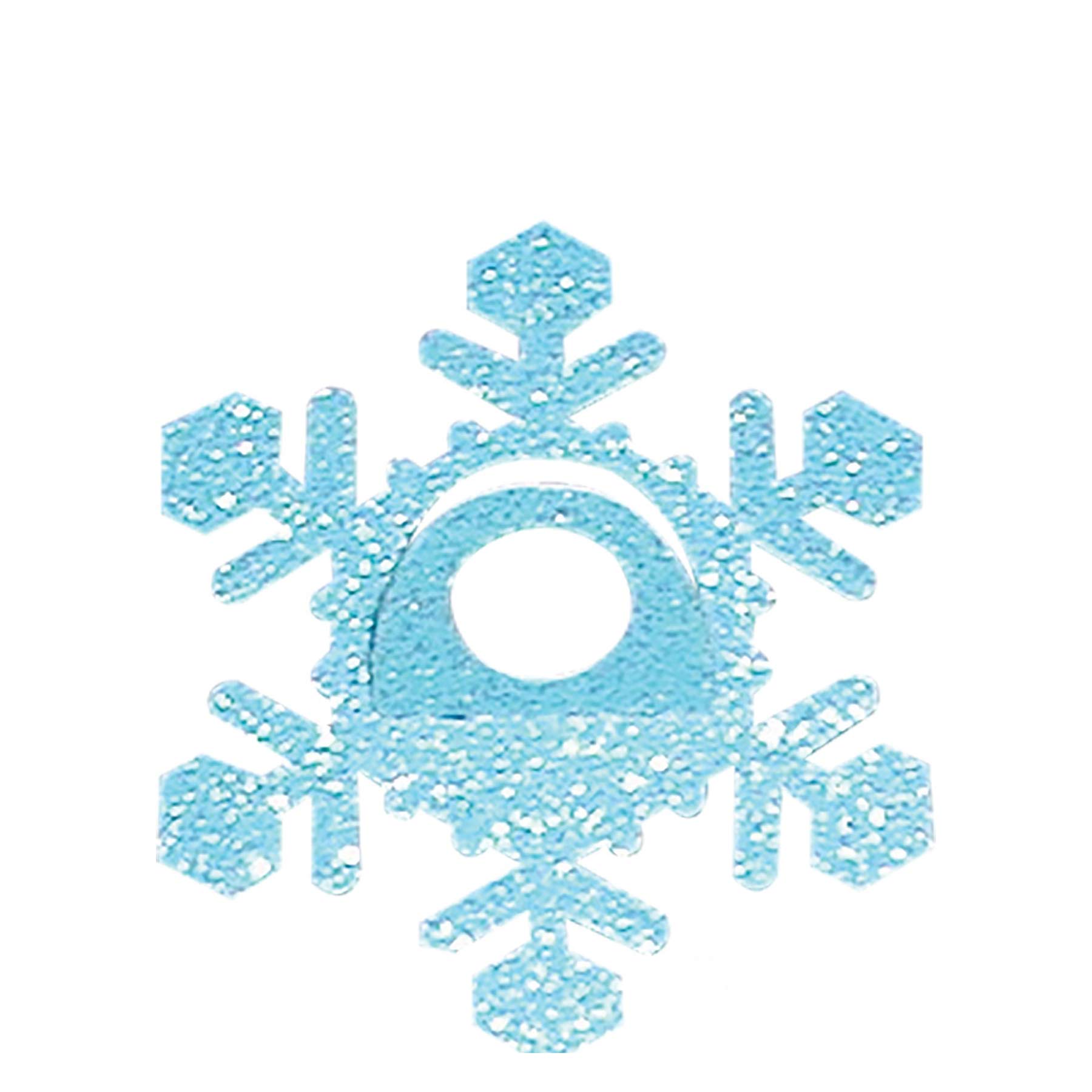 Snowflakes Stick-A-Tab Balloon Weight