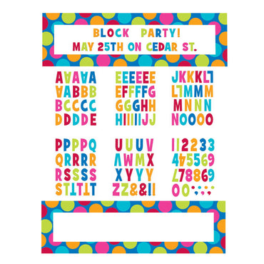 Cabana Dot Personalized Giant Sign Banner Decorations - Party Centre