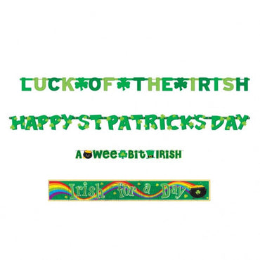 St. Patrick's Day Banner Value Pack Decorations - Party Centre