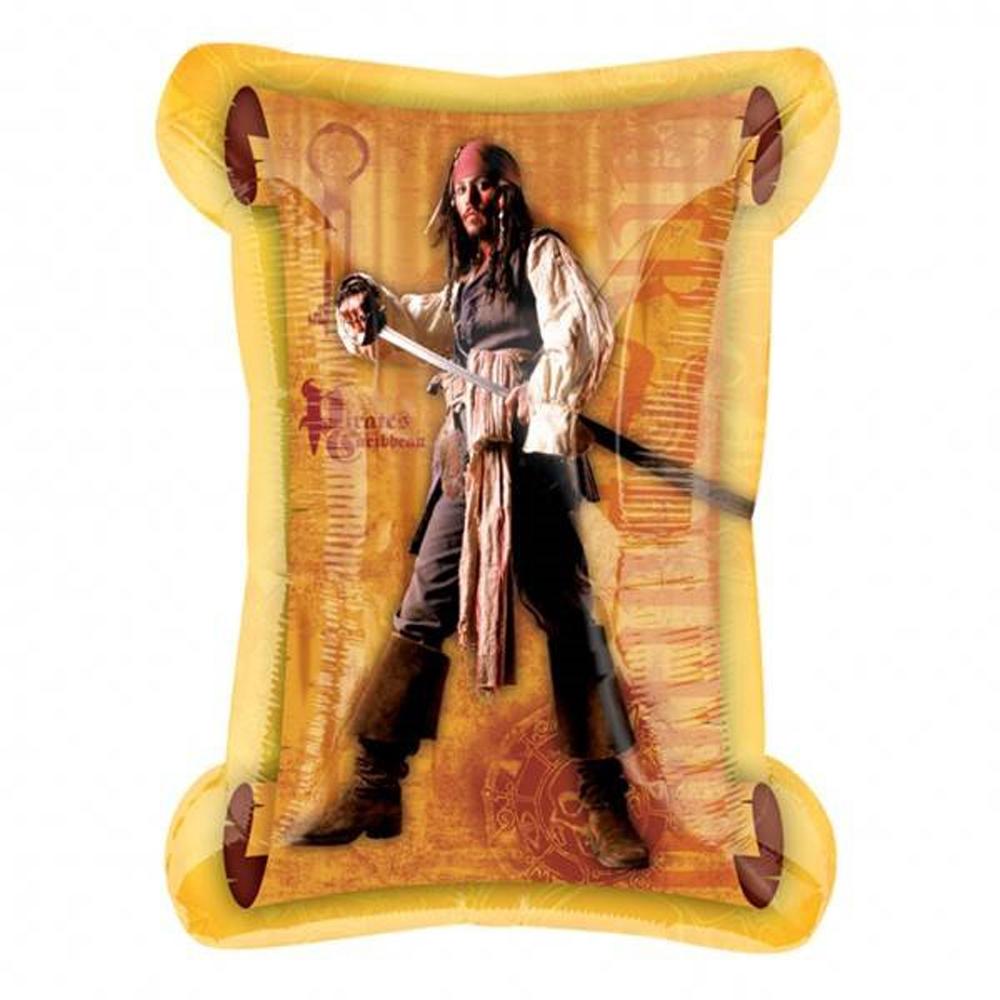 Pirates Captain Jack Supershape Balloon 34in Balloons & Streamers - Party Centre