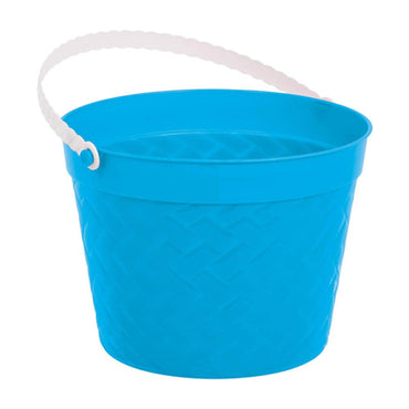 Easter Blue Weave Bucket Favours - Party Centre