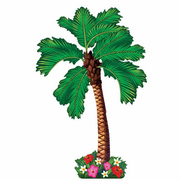 Hawaiian Jointed Palm Tree Paper Cutout - 1.82m Decorations - Party Centre