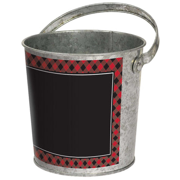 Christmas Cozy Cocoa Chalkboard Bucket Candy Buffet - Party Centre