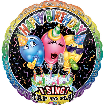 Birthday Singing Balloon 28in Balloons & Streamers - Party Centre