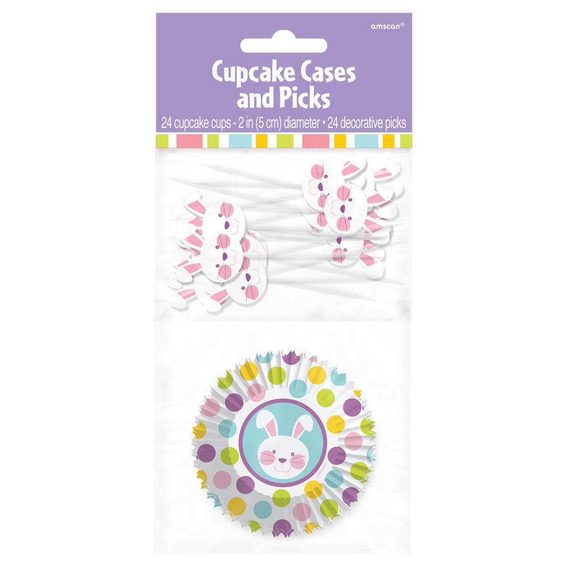 Easter Cupcake Cases & Picks Party Accessories - Party Centre