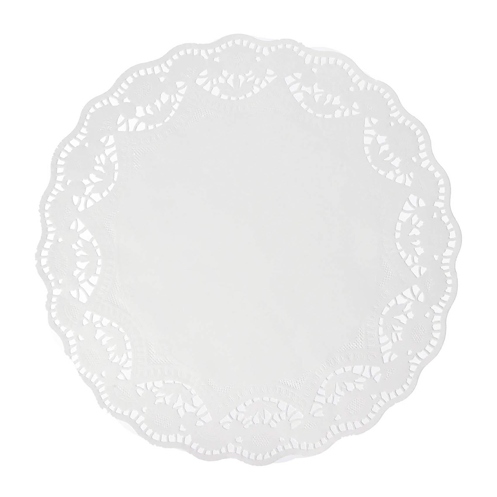 Round White Doilies 12in, 48pcs Party Accessories - Party Centre