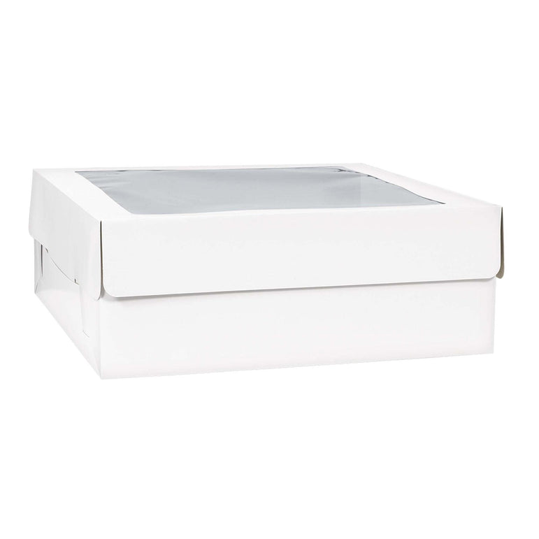 Cake Box Paper With Cello Window 6*16*16 Party Accessories - Party Centre