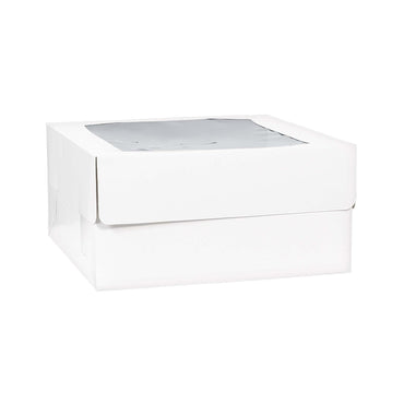 Cake Box Paper With Cello Window 6*12*12 Party Accessories - Party Centre