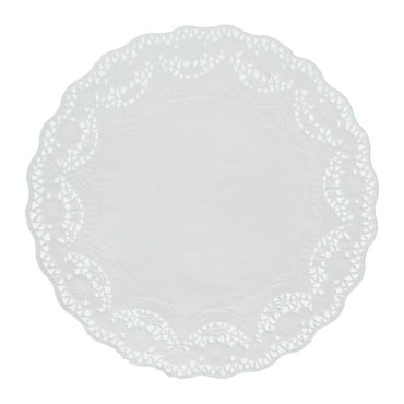 Round White Doilies 14.5in, 4pcs Party Accessories - Party Centre