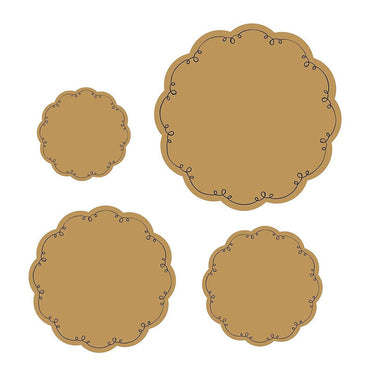 Kraft Serving Papers 40pcs Decorations - Party Centre