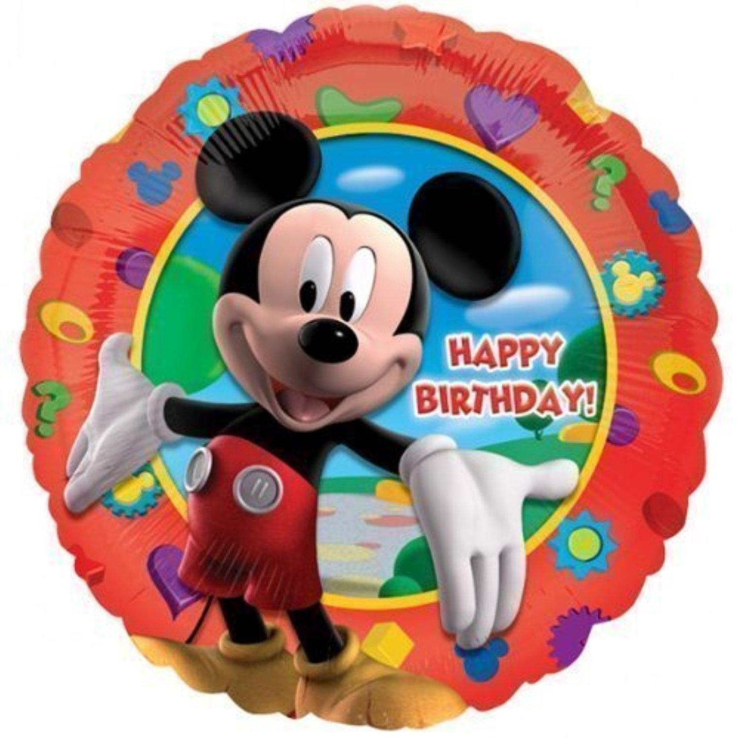 Mickey's Clubhouse Birthday Foil Balloon 18in Balloons & Streamers - Party Centre