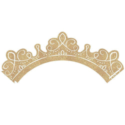 Once Upon A Time Cupcake Kit Paper with Glitter 24pcs Party Accessories - Party Centre