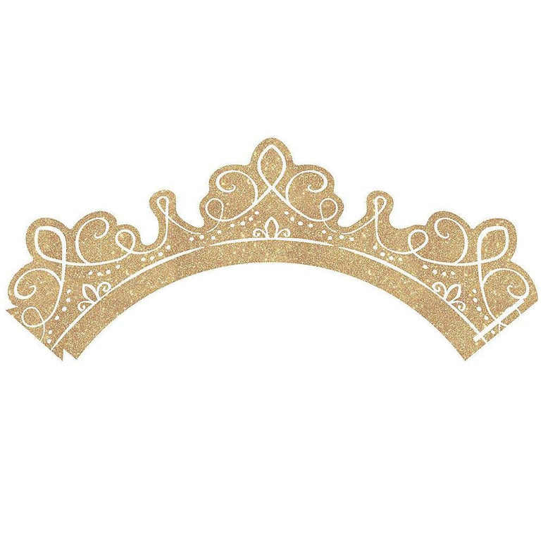 Once Upon A Time Cupcake Kit Paper with Glitter 24pcs Party Accessories - Party Centre