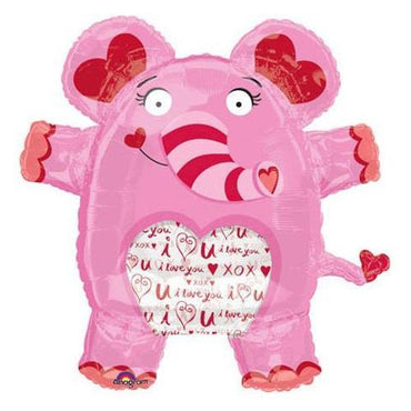 Tons Of Love See-Thru Foil Balloon Balloons & Streamers - Party Centre