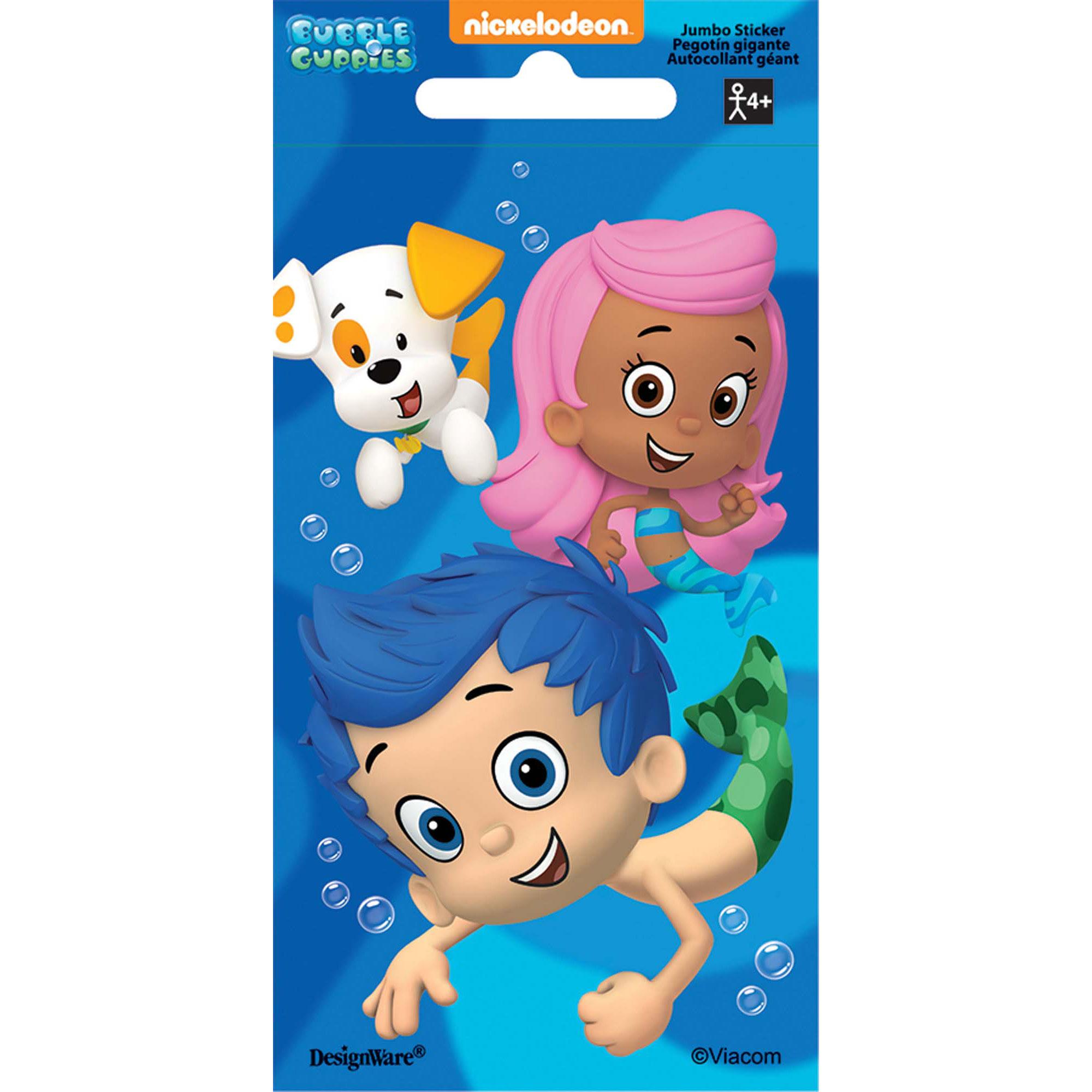 Bubble Guppies Jumbo Sticker Party Favors - Party Centre
