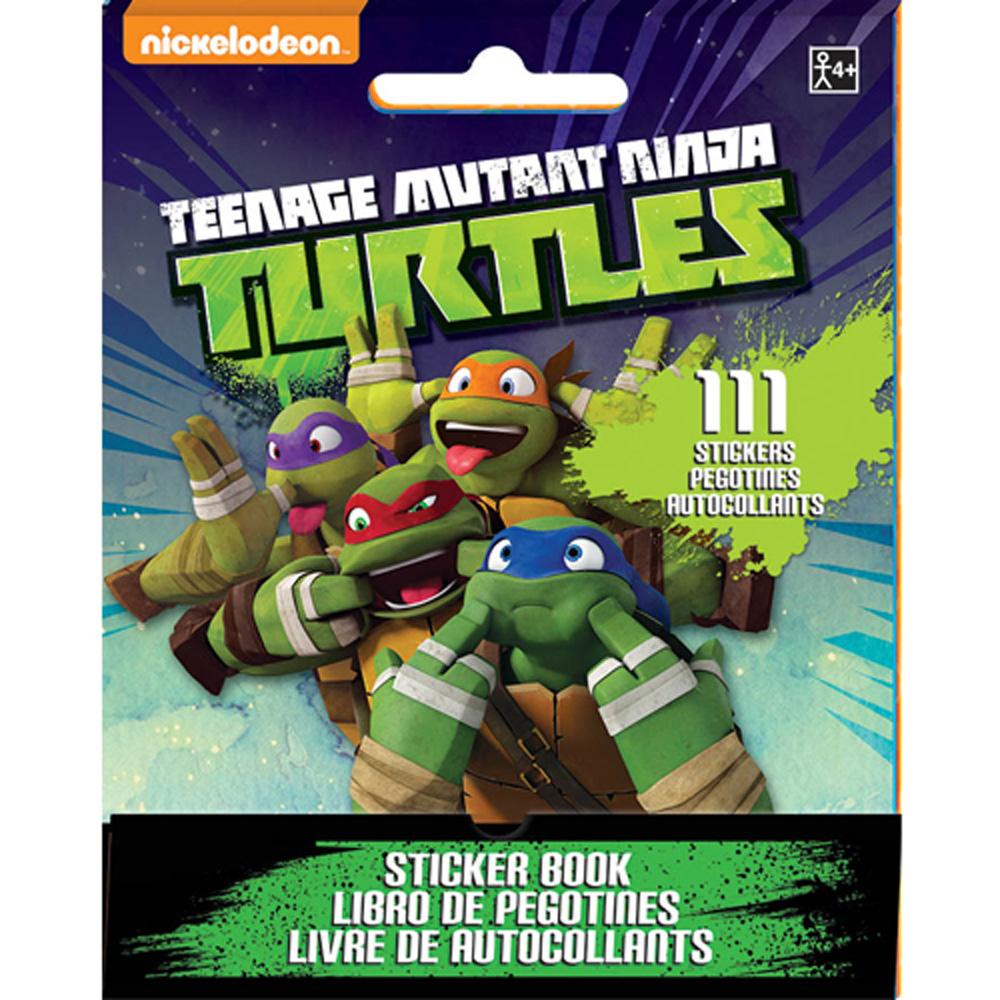 Teenage Mutant Ninja Turtles Sticker Booklet Party Favors - Party Centre