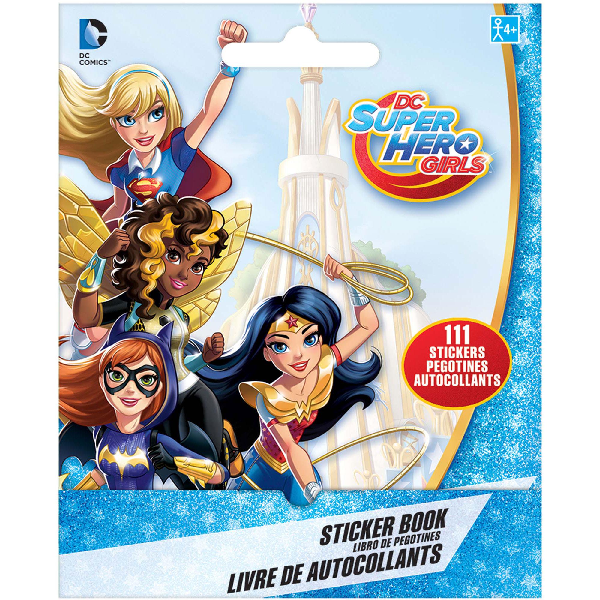 DC Superhero Sticker Booklet Party Favors - Party Centre
