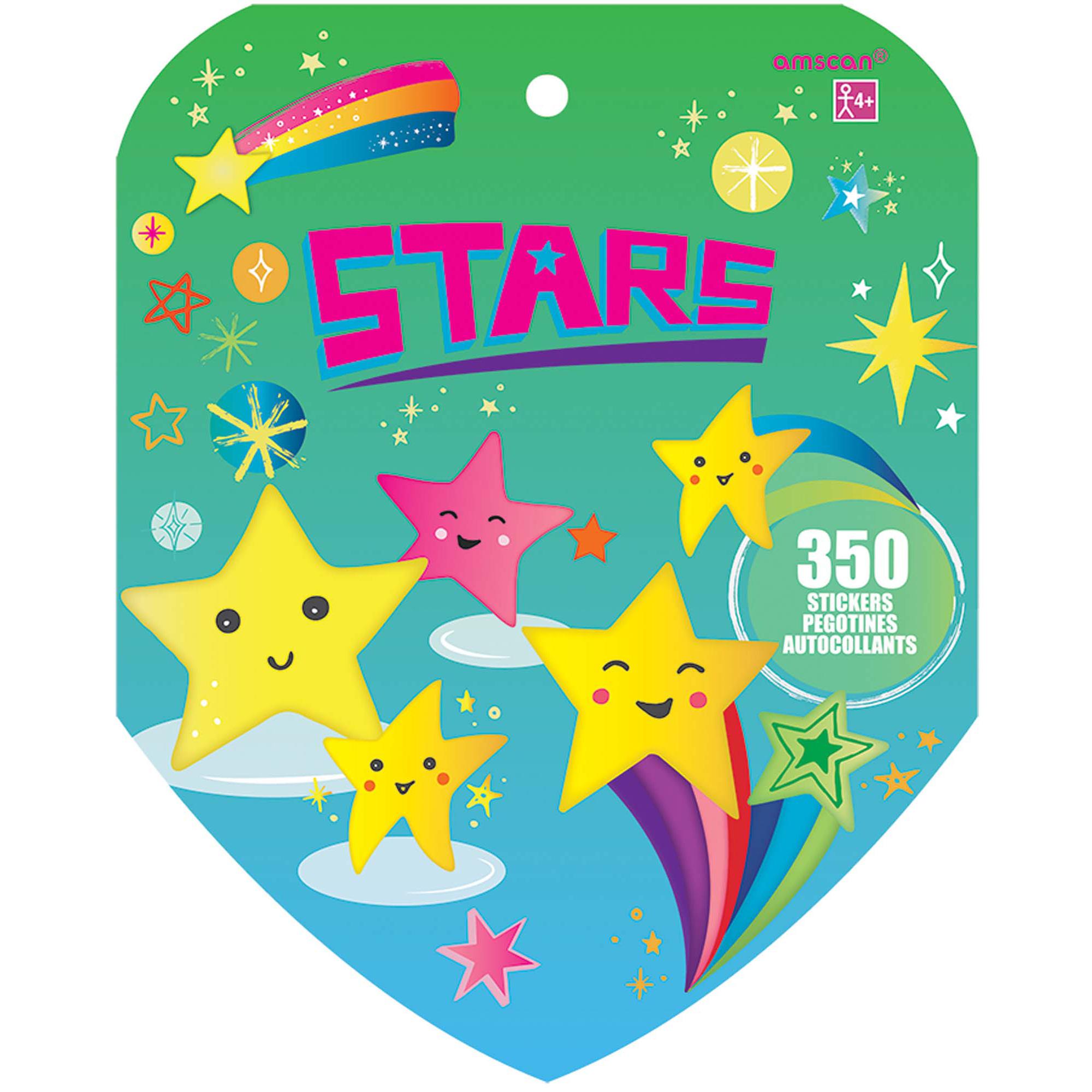 Stars Book Sticker Party Favors - Party Centre