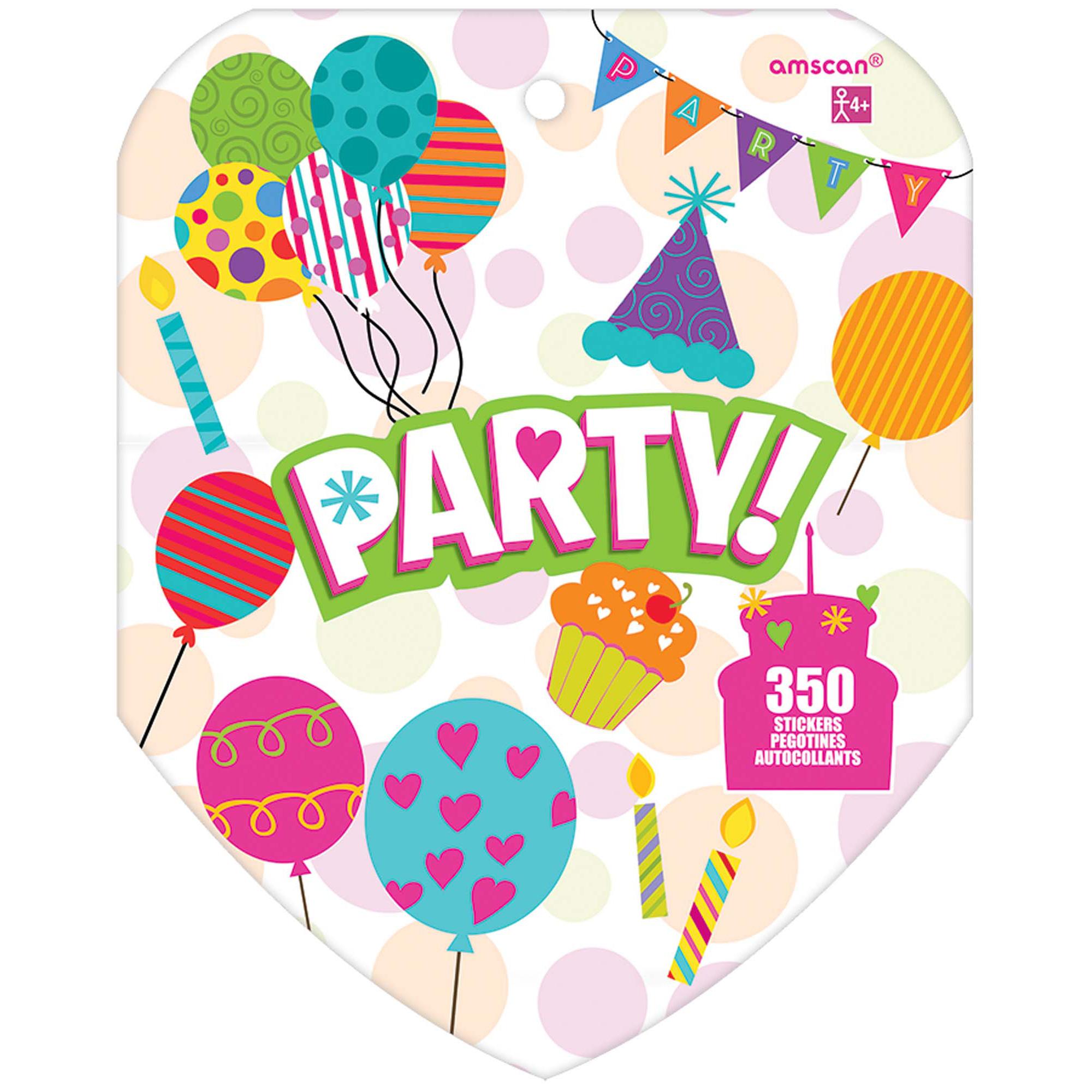 Sticker Fun Party Book Party Stickers, Party Favors for Kids, Party Supplies - Party Centre