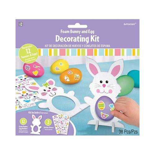 Easter Egg Foam Decorating Kit Decorations - Party Centre