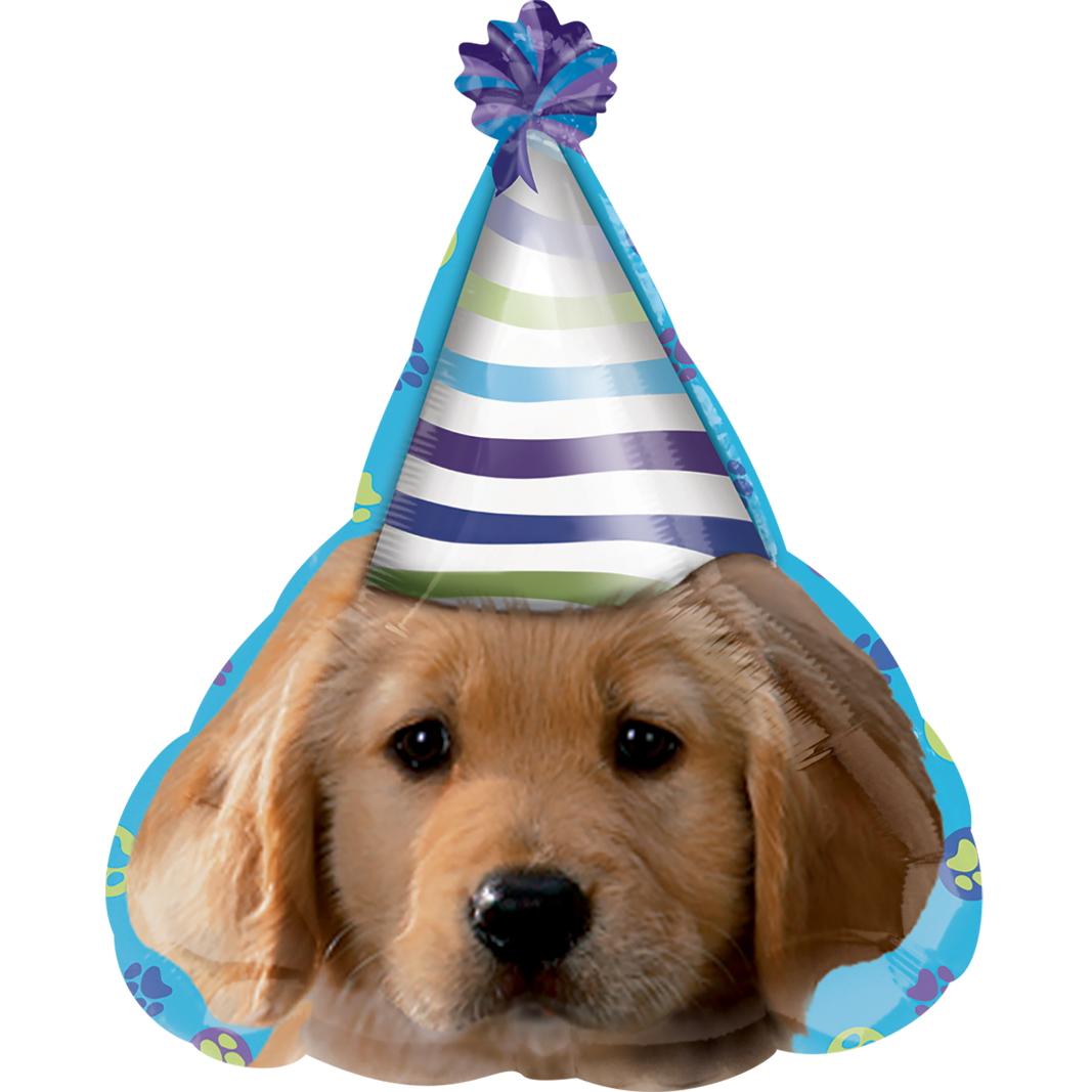 Party Pups Birthday Junior Shape Foil Balloon Balloons & Streamers - Party Centre