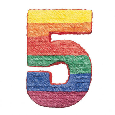 Number 5 Piñata 21in Pinata - Party Centre