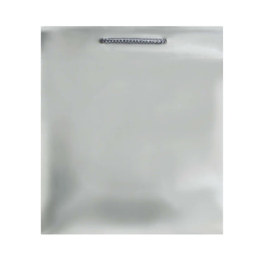 Silver Matte Medium Bag Party Favors - Party Centre