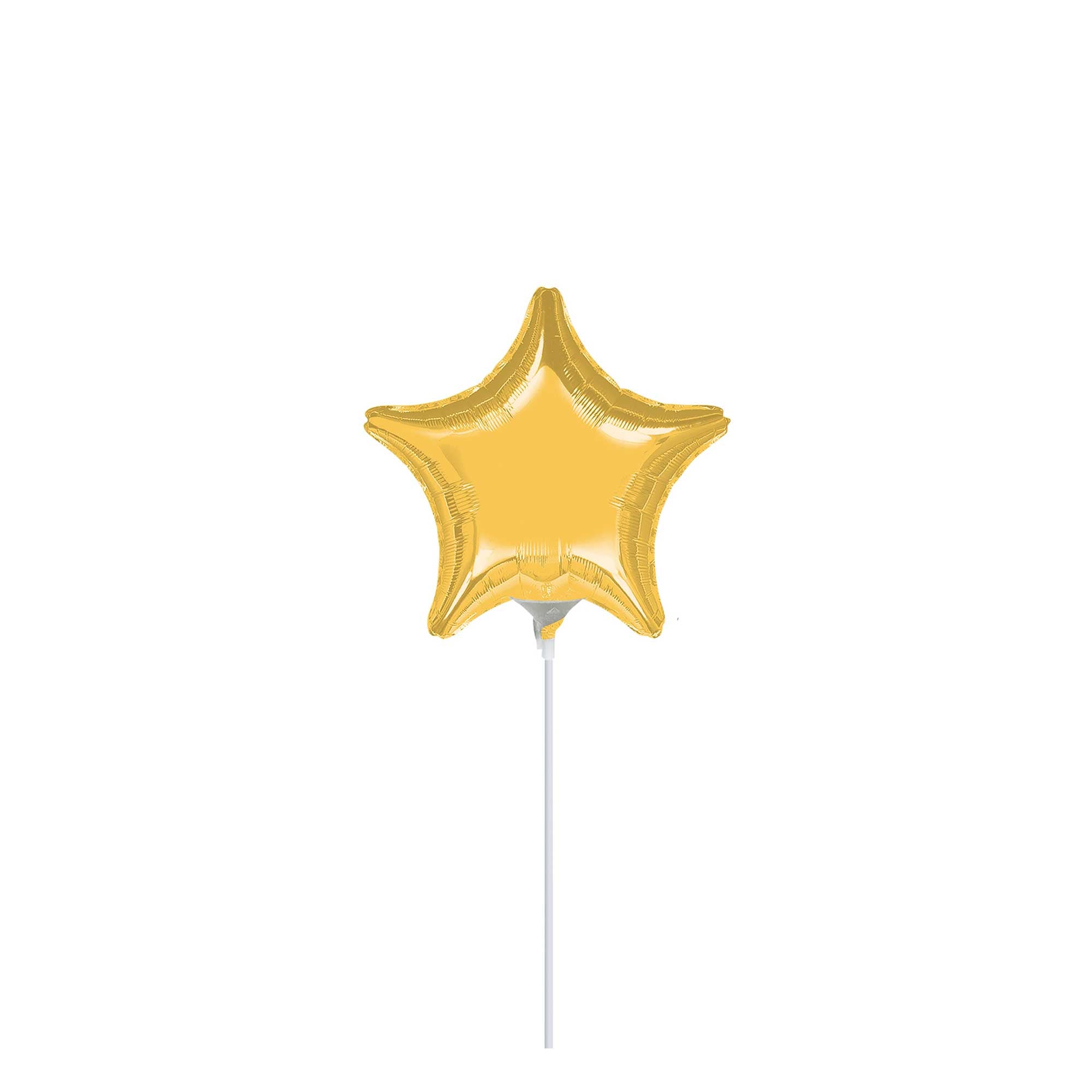 Gold Star Mini Shape Balloon 4in Balloons & Streamers - Party Centre