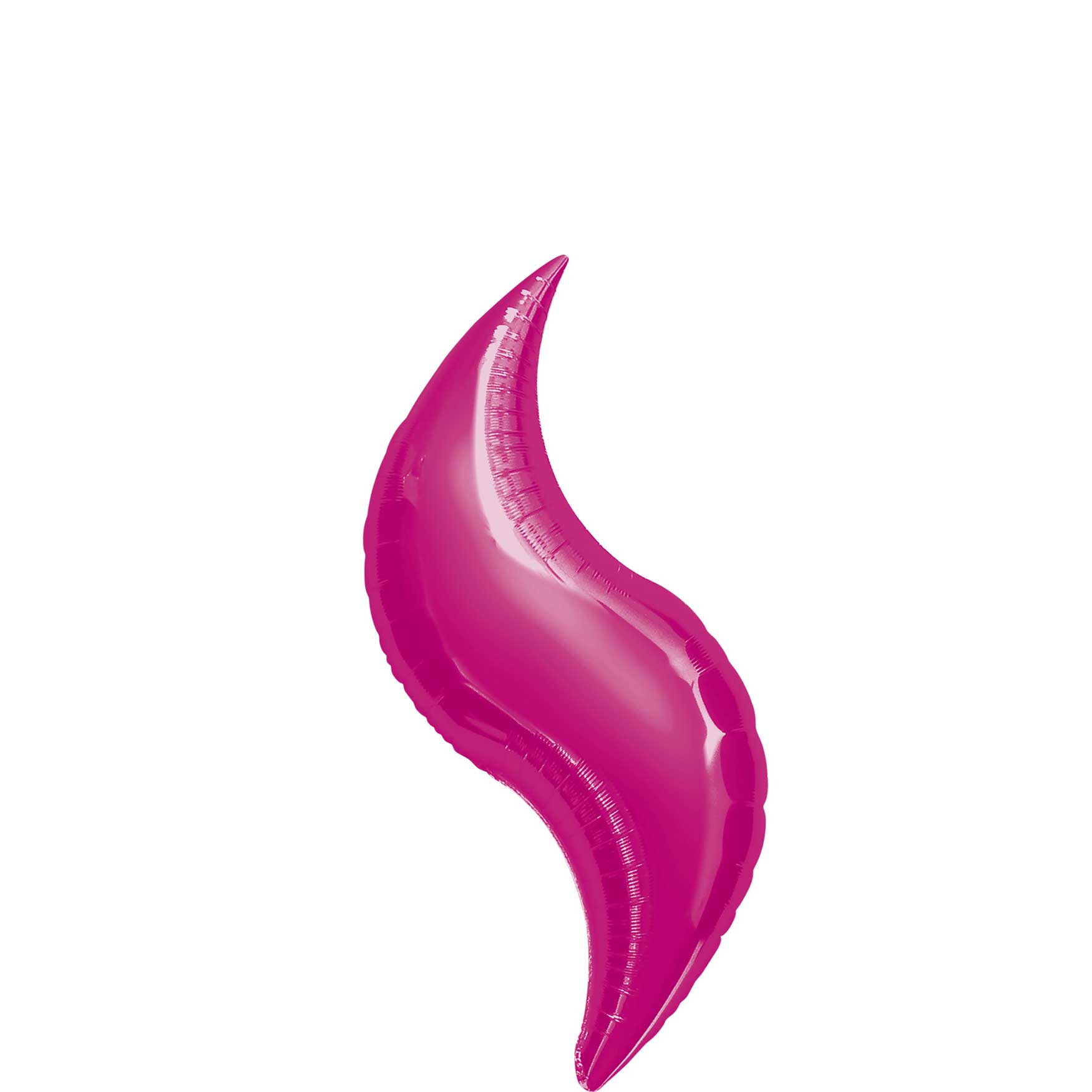 Fuchsia Curve Foil Balloon 28in Balloons & Streamers - Party Centre