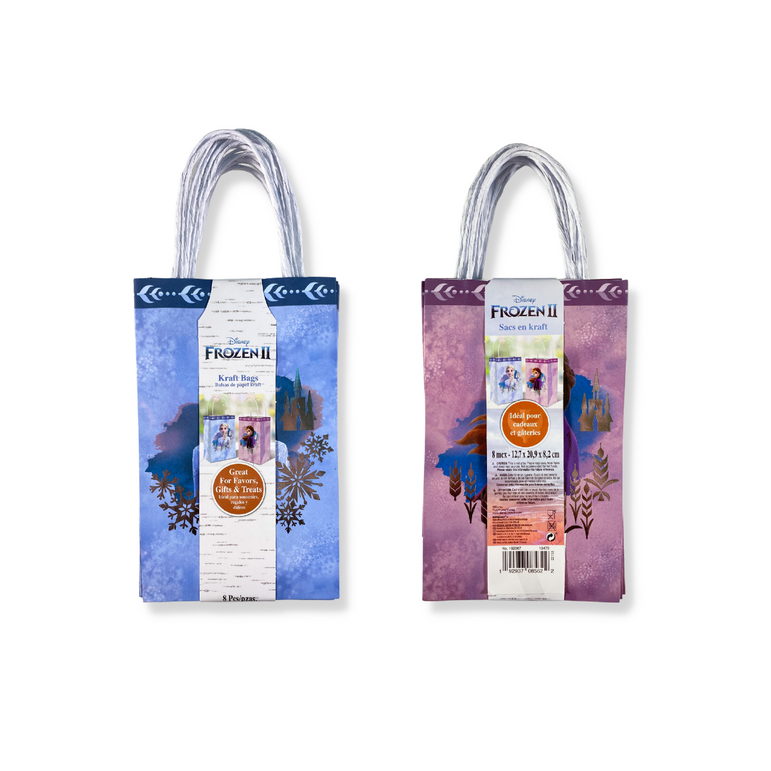 Disney Frozen II Kraft Bags 8pc