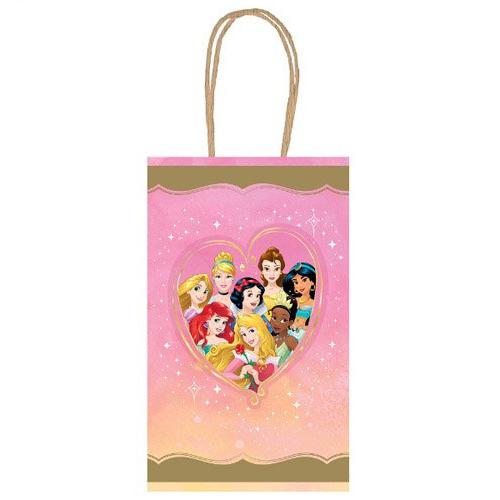 Disney Princess Once Upon A Time Paper Kraft Bags 8pcs Party Favors - Party Centre