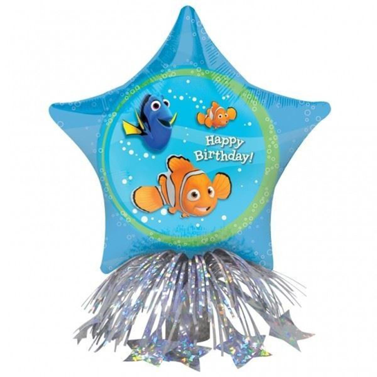Nemo Happy Birthday Balloon Centerpiece Balloons & Streamers - Party Centre