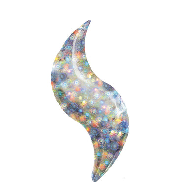 Holographic Fireworks Curve Super Shape Balloon 36in Balloons & Streamers - Party Centre