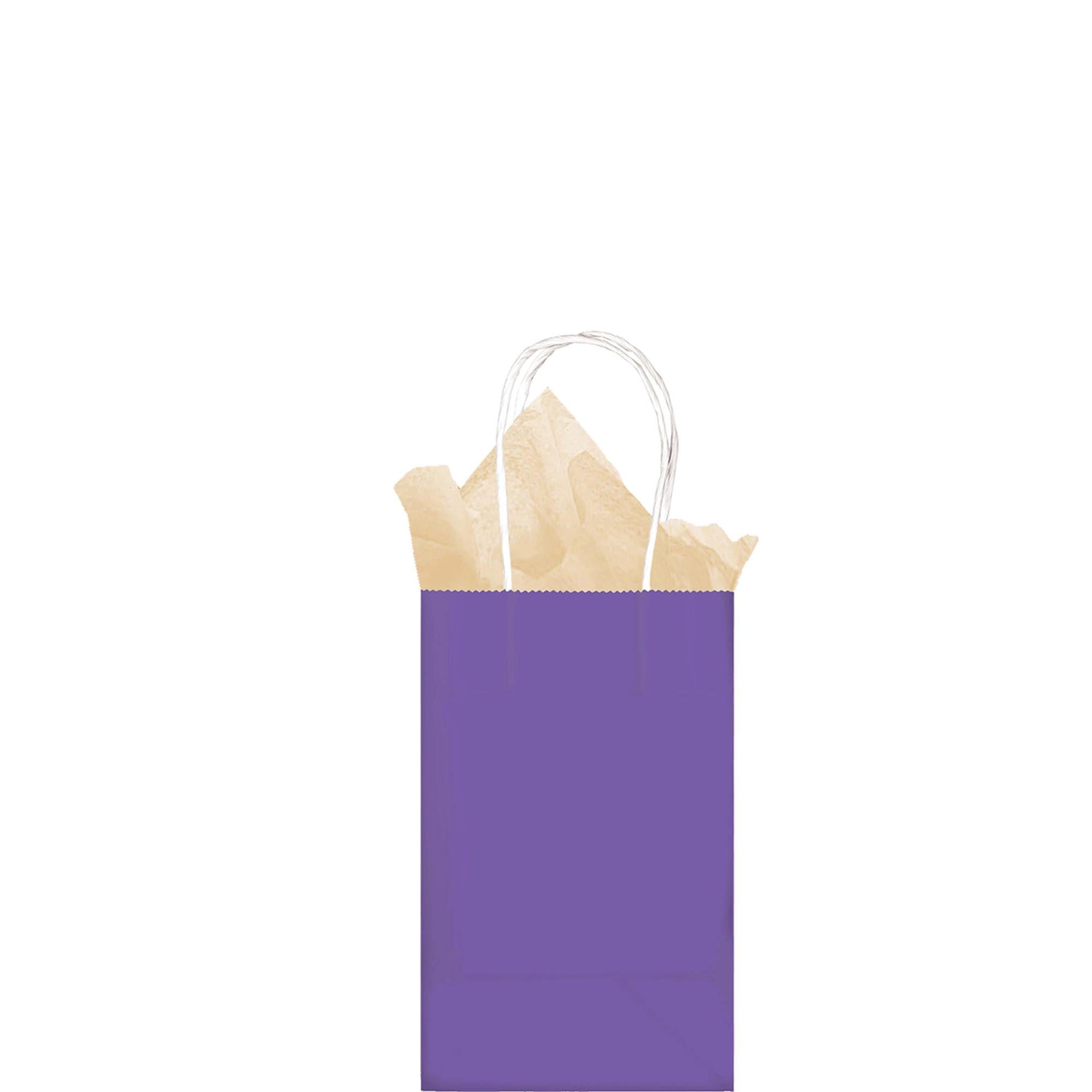 New Purple Small Cub Kraft Bag Party Favors - Party Centre