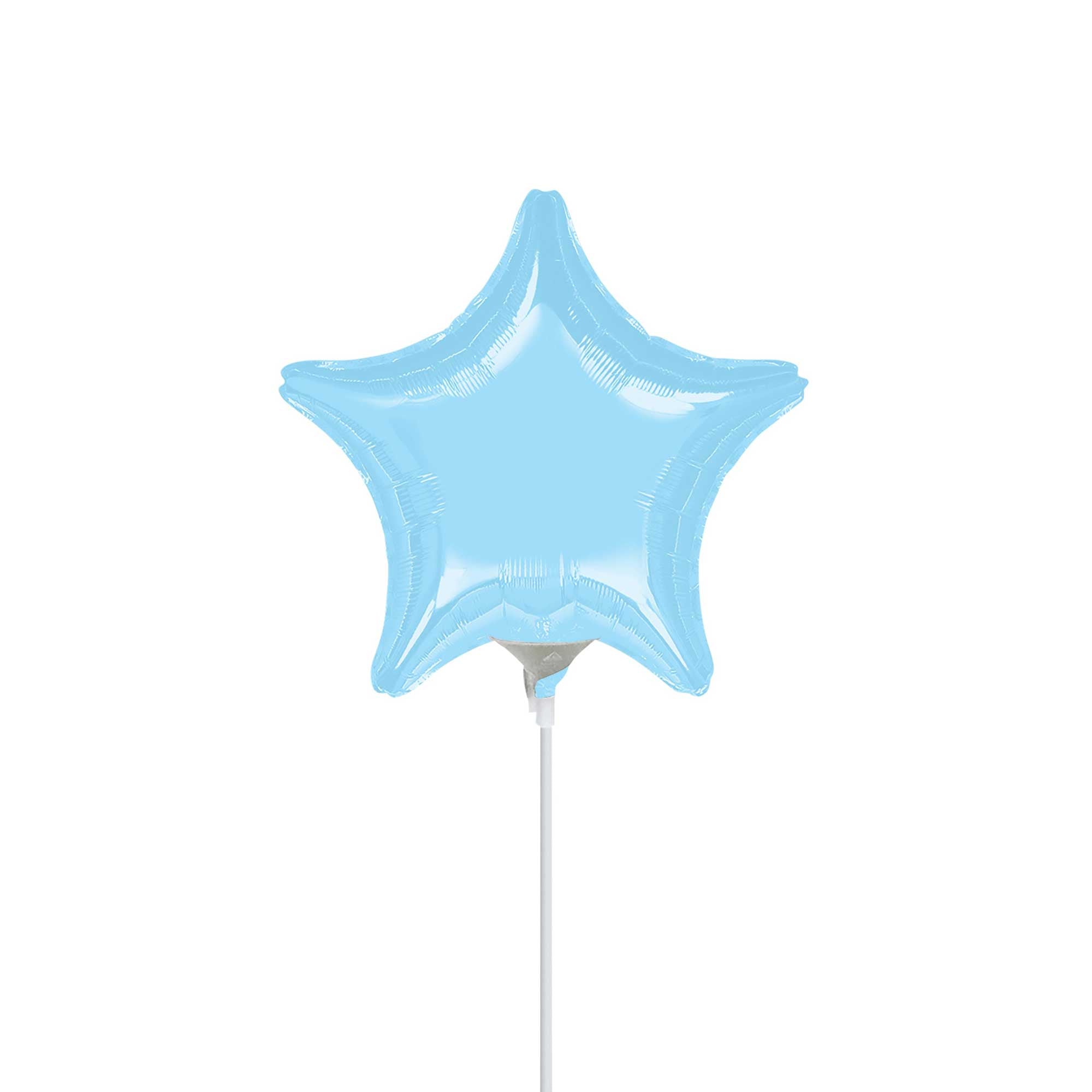Pastel Blue Star Foil Balloon 9in Balloons & Streamers - Party Centre