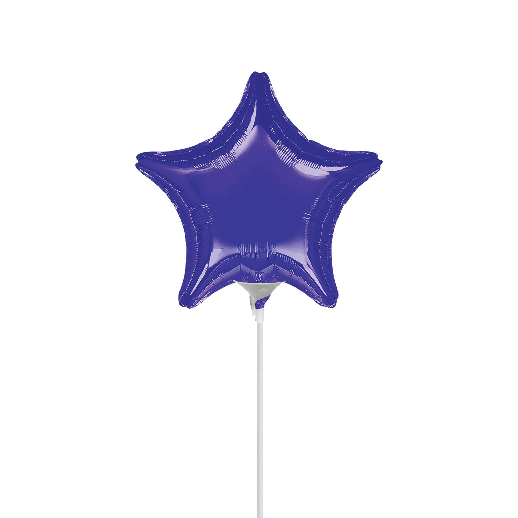 Purple Star Mini Shape Balloon 9in Balloons & Streamers - Party Centre