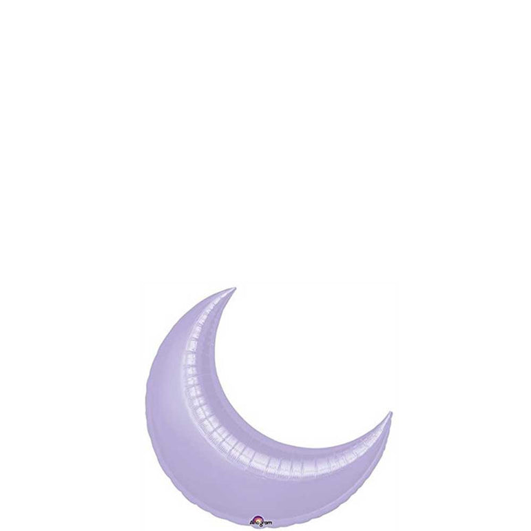 Lilac Crescent Mini Shape Balloon 10in Balloons & Streamers - Party Centre