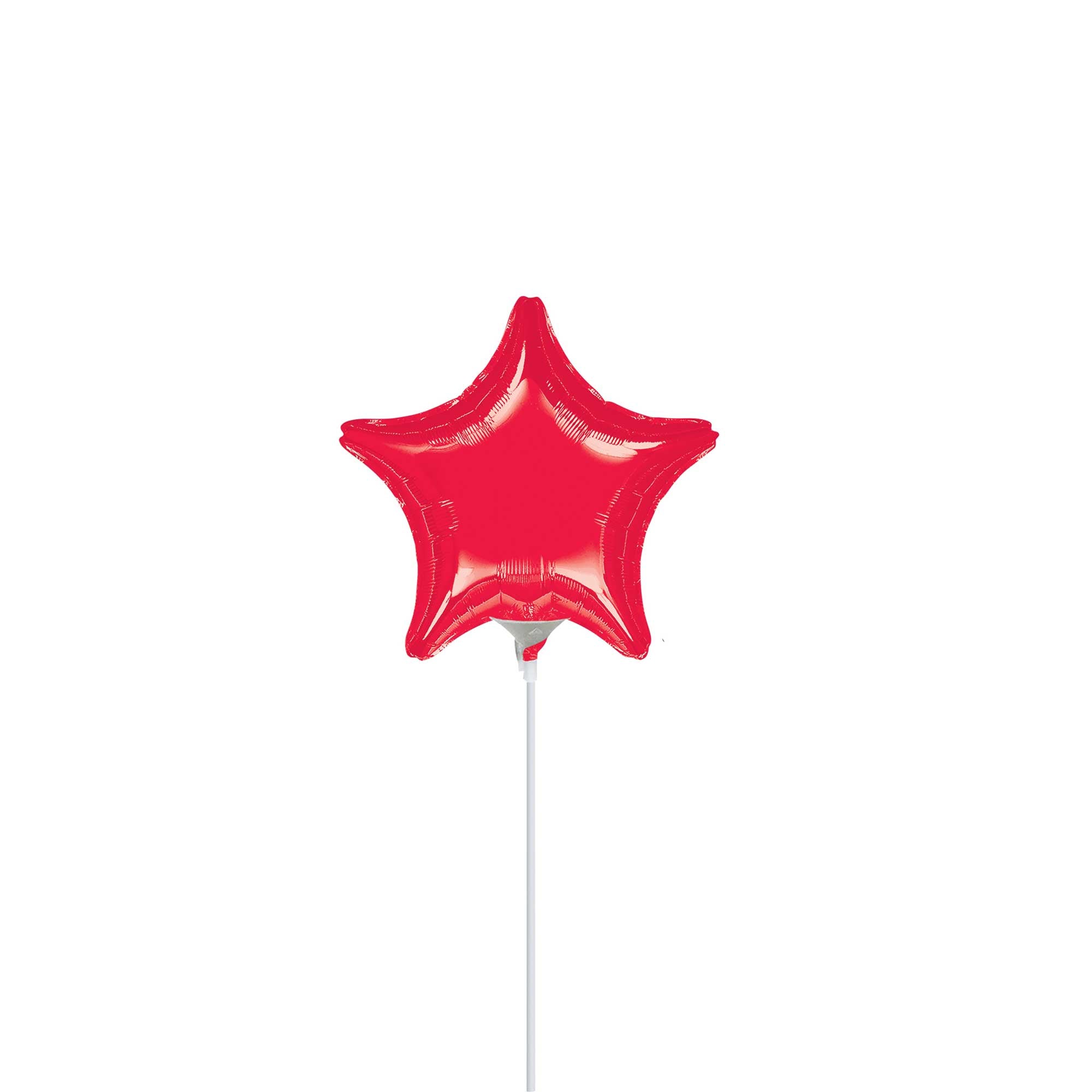 Red Star Foil Balloon 4in Balloons & Streamers - Party Centre