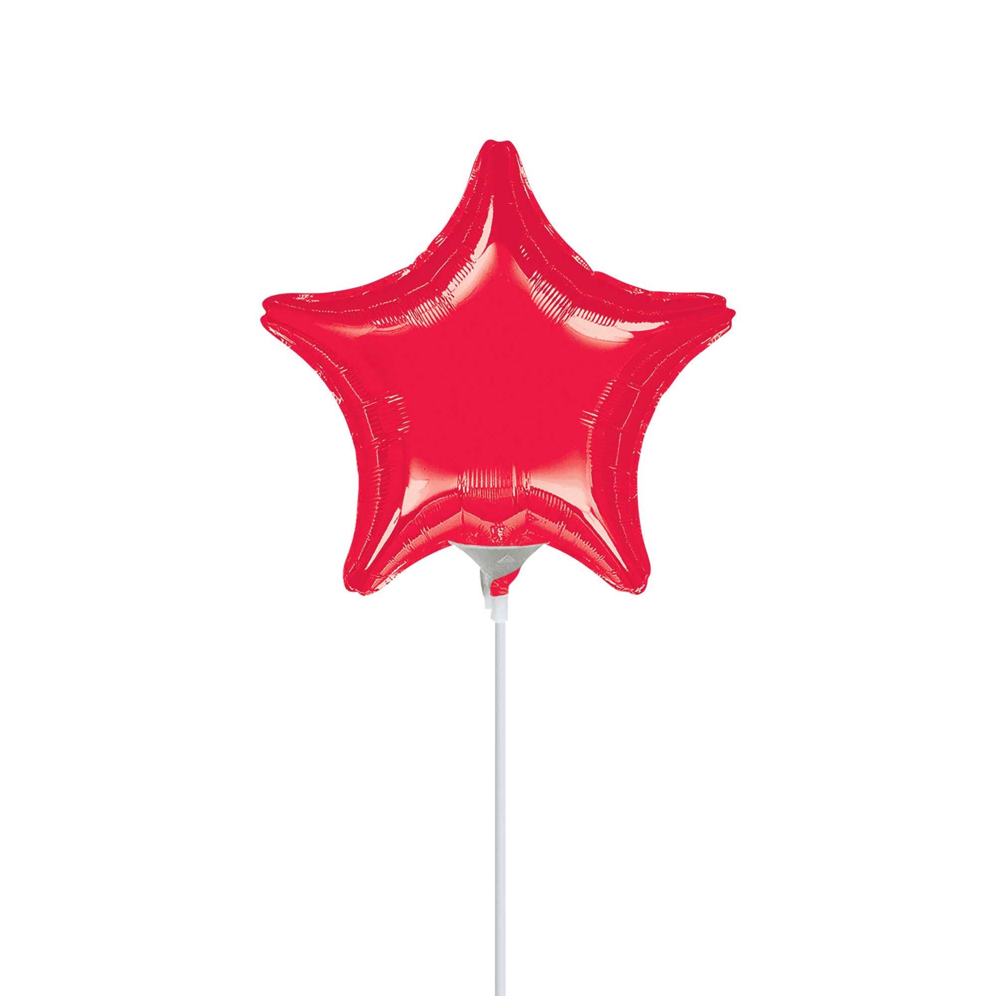 Red Star Foil Balloon 9in Balloons & Streamers - Party Centre