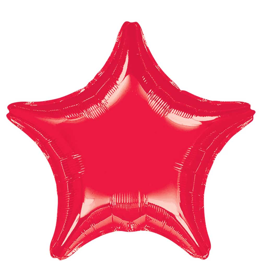 Red Star Supershape Balloon 32in Balloons & Streamers - Party Centre