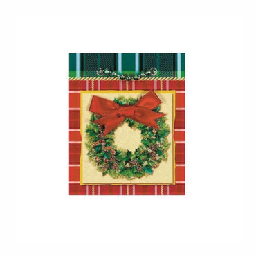 Tartan Wreath Small Bag Party Favors - Party Centre