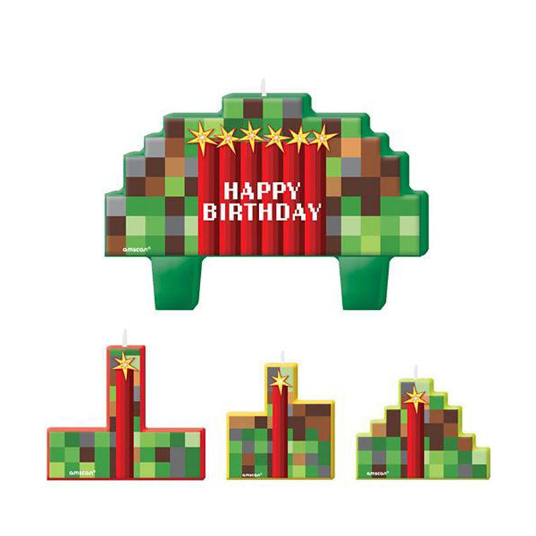 TNT Party! Birthday Candle Set 4pcs Party Accessories - Party Centre