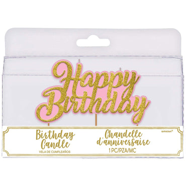 Confetti Fun Candle Pick 8cm Party Accessories - Party Centre