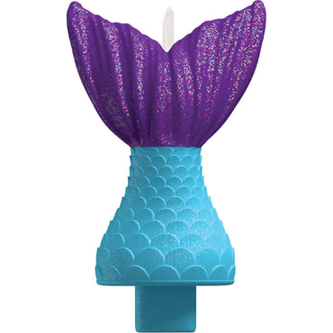 Mermaid Wishes Tail Birthday Candle Party Accessories - Party Centre