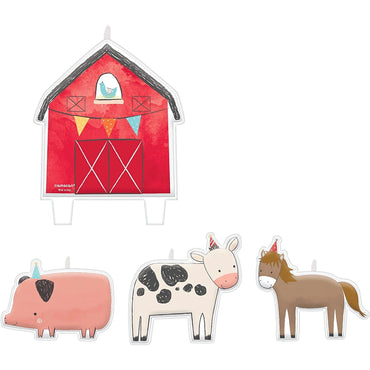 Barnyard Birthday Candle Set