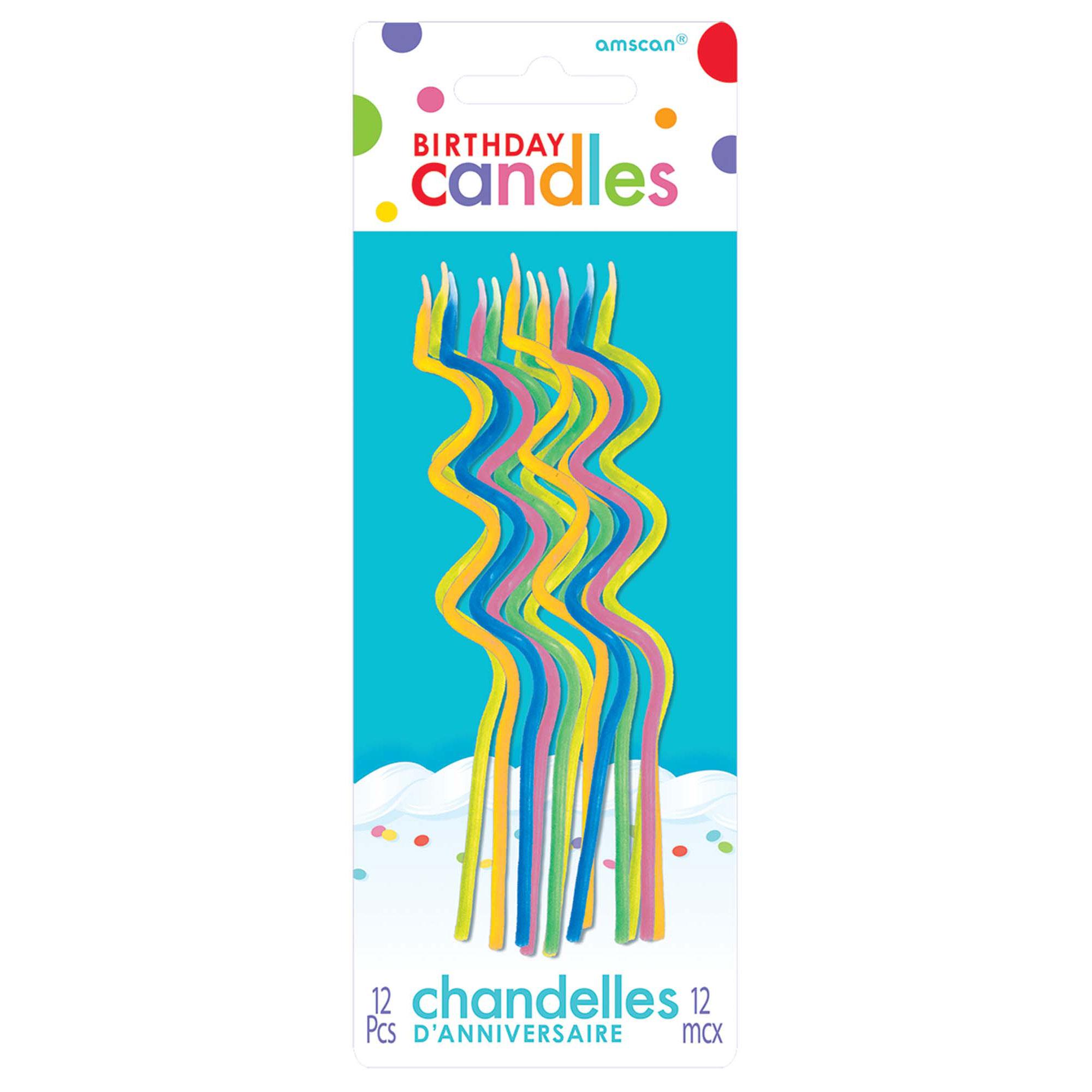 Skinny Coil Candles Party Accessories - Party Centre