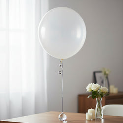 Clear Balloons Latex Balloons 24in, 4pcs Balloons & Streamers - Party Centre
